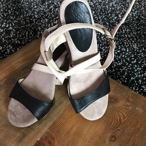 Soft leather platforms